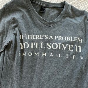 V neck womens tshirt